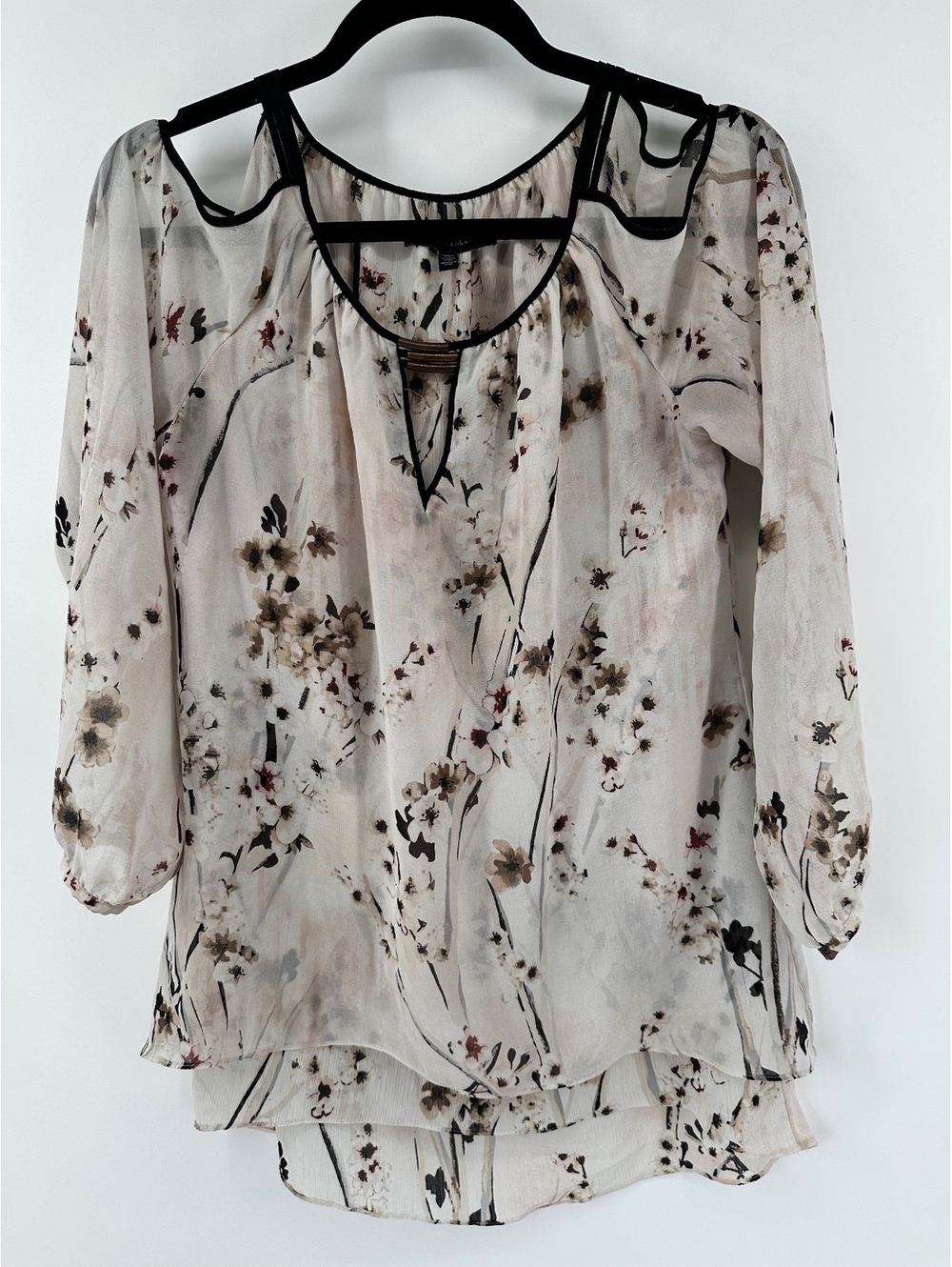 White House Black Market Women’s Tunic Blouse – Size S